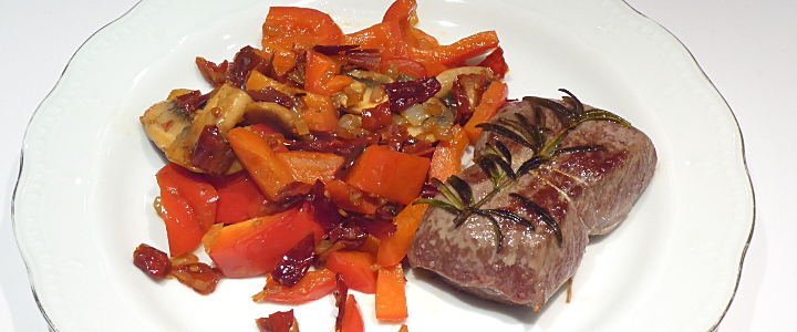 Lombatina d'agnello alla lucana