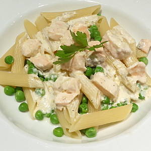 Pasta al salmone e limone