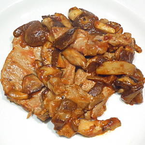 Scaloppine ai funghi porcini alla senese