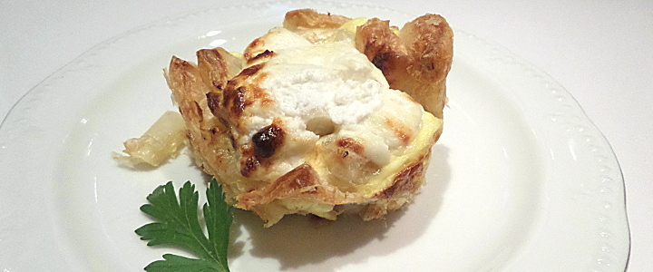 Tortini di asparagi e caprino