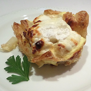 Tortini di asparagi e caprino