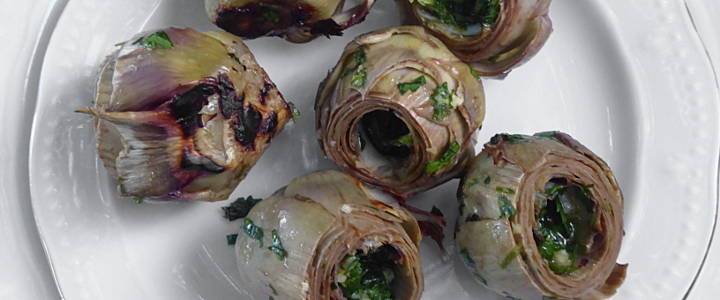 gegrillte Artischocken