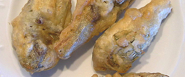 carciofi fritti in pastella