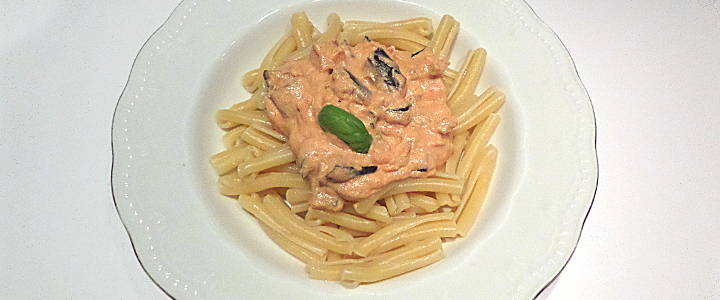 Pasta con la ricotta fresca