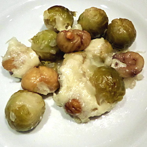 rosenkohl mit kastanien