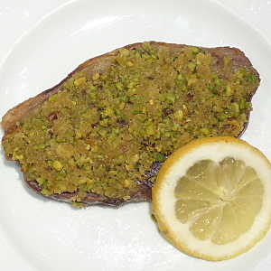 costolette di agnello al pistacchio