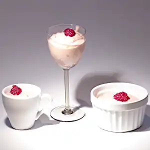 Crema di mascarpone ai lamponi