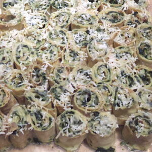 crespelle agli asparagi e spinaci