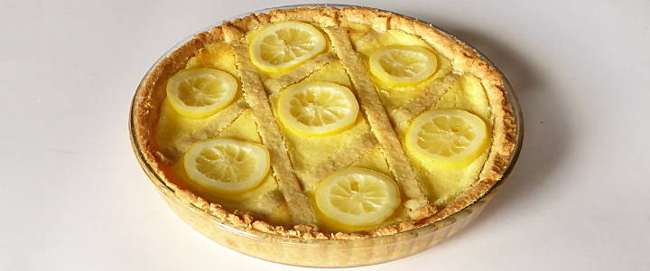 crostata di ricotta e limone