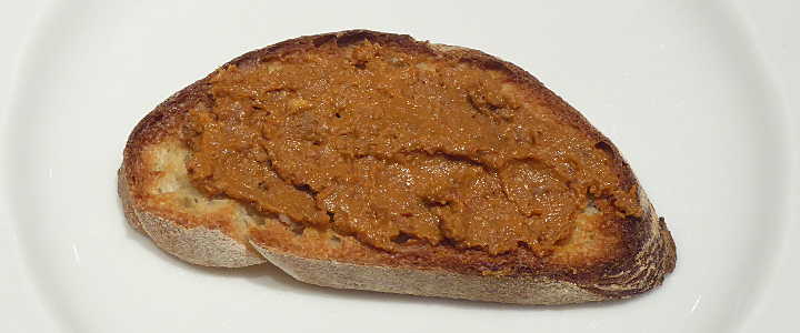 Crostini con fegatini di pollo