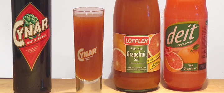 Longdrink Cynar con pompelmo