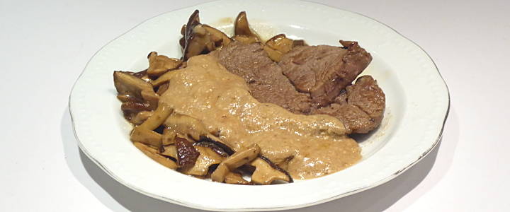 Filetto di vitello al marsala