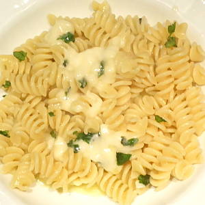 Fusilli alla menta