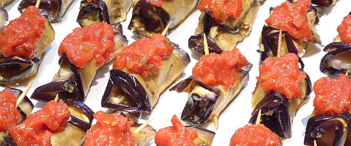 Involtini di melanzane alla calabrese