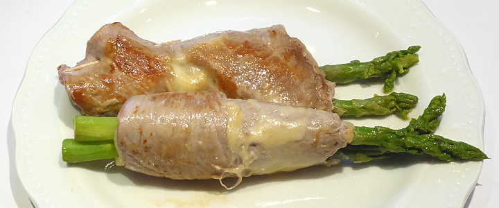 involtini di vitello agli asparagi
