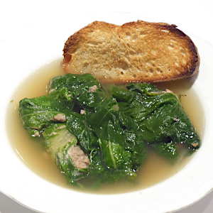 Lattughe ripiene in brodo