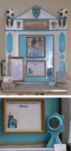 Maradona-Schrein in der Altstadt von Neapel