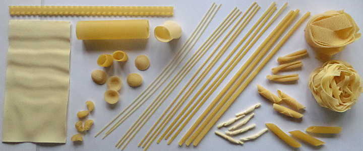 Pasta-Sorten