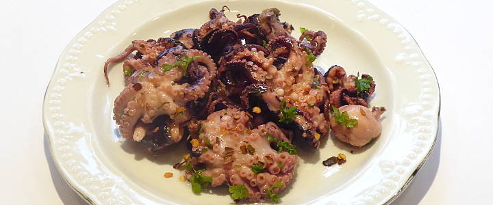 polpi affogati alla civitavecchiese