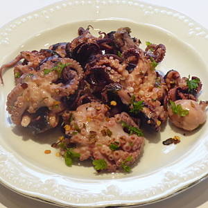 polpi affogati alla civitavecchiese