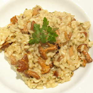 risotto ai cantarelli