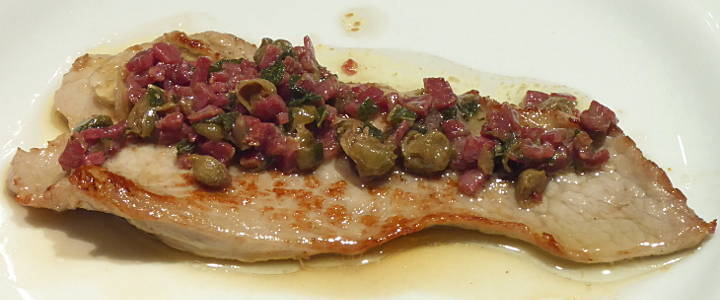 Scaloppine di vitello alla perugina