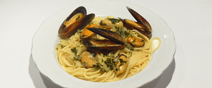 spaghetti con le cozze