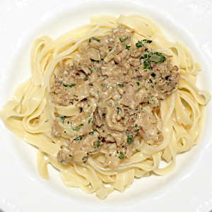 Tagliatelle ai funghi cavolfiori