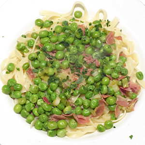 Tagliatelle ai piselli