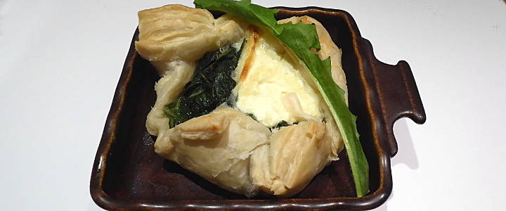 tortini di cicoria e burrata