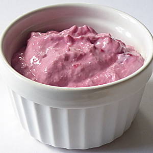 vellutata ai lamponi